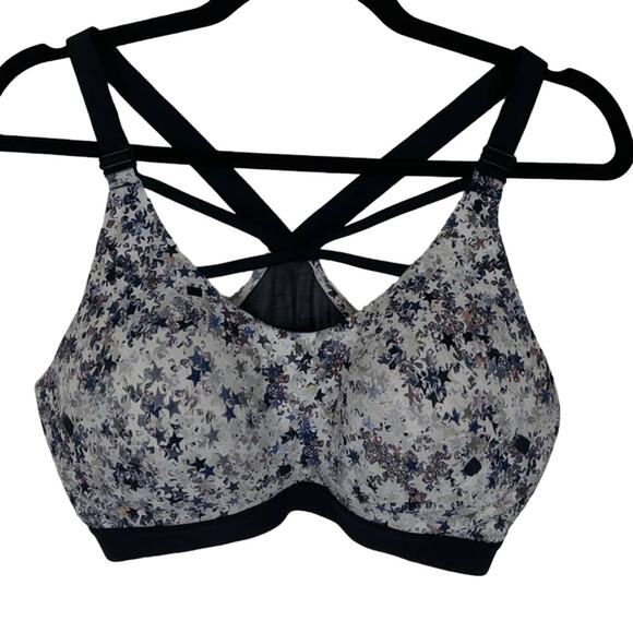 Victoria Secret Sport Stars Design Athletic Hiking Yoga Workout Sports Bra 36D - Picture 1 of 6